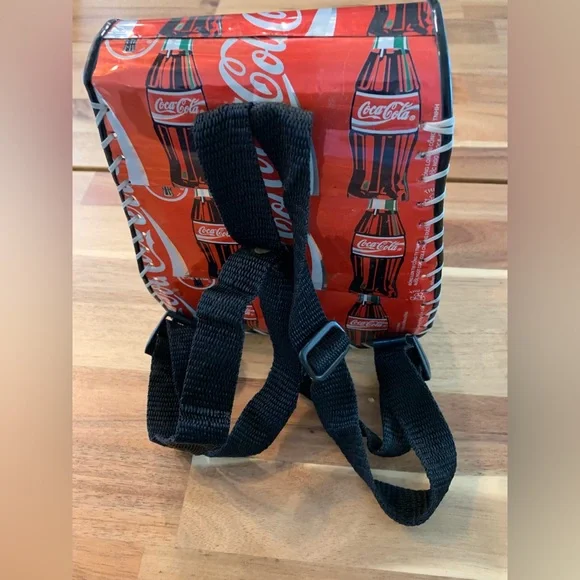 Vintage Coca Cola Handmade Backpack Retro - Picture 9 of 16